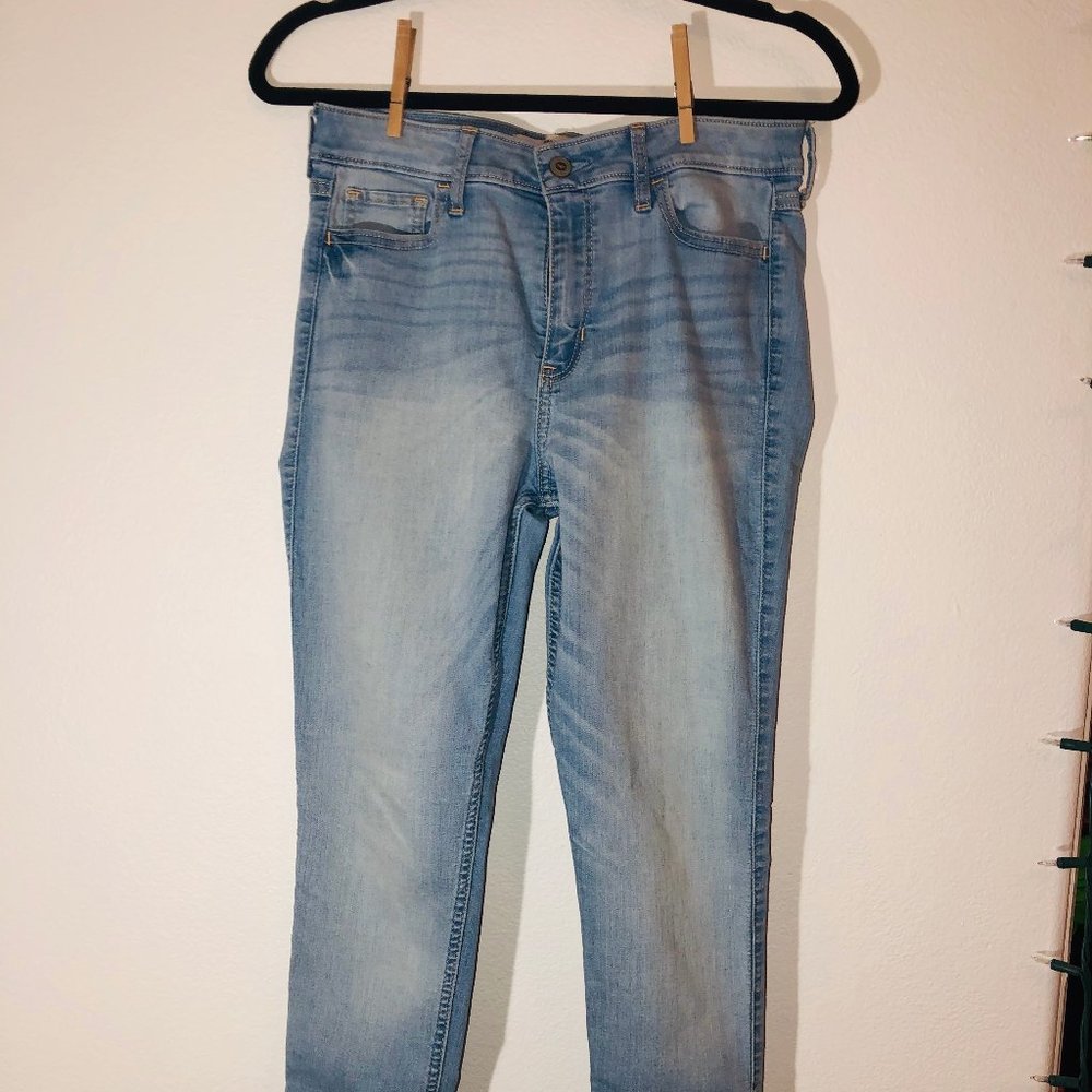 Light was Hollister jeans